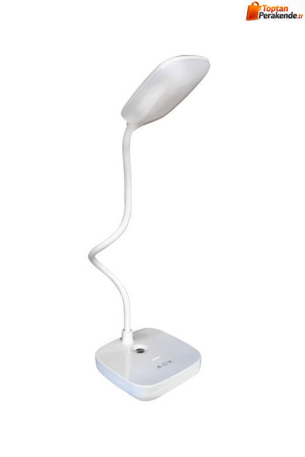 ACK AF11-10017 Led Masa Lambası Şarjlı Dimli Dokunmatik Beyaz Kasa